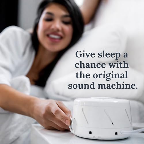Classic Fan-Based White Noise Sound Machine for Sleep & Privacy - White