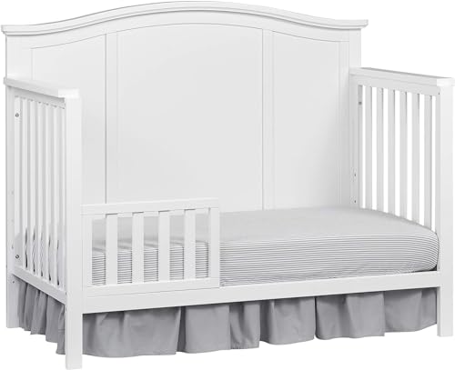 4-in-1 Convertible Nursery Set with Toddler Guard Rail and Full Bed Kit