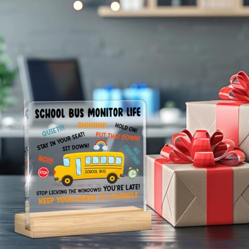 Thank You Gift for School Bus Driver Retirement Farewell Birthday Christmas - School Bus Driver G
