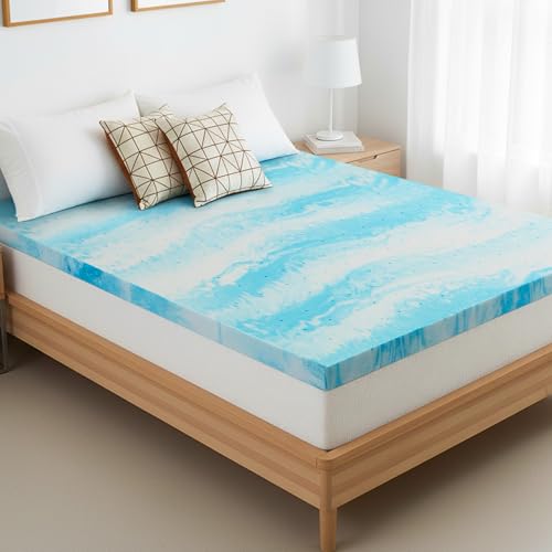 SageNest 3-Inch Ventilated Gel Memory Foam Mattress Topper - Full Size