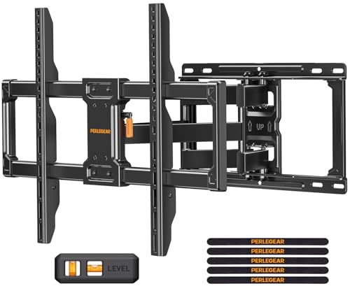 Full Motion TV Wall Mount for 42–86 Inch TVs, Heavy-Duty Articulating Arm