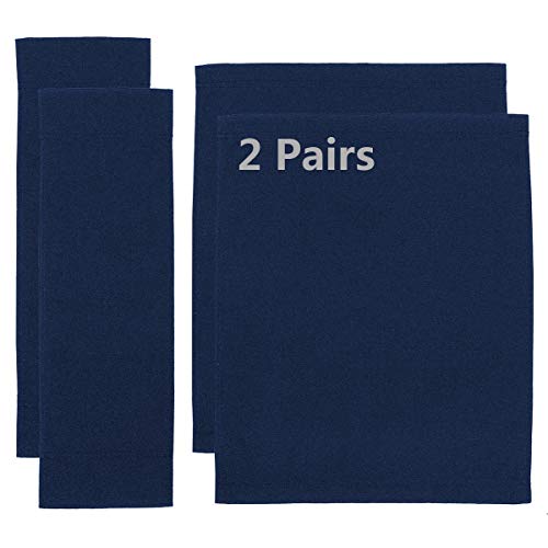 2-Piece Director Chair Replacement Canvas Set, Navy Blue Fabric