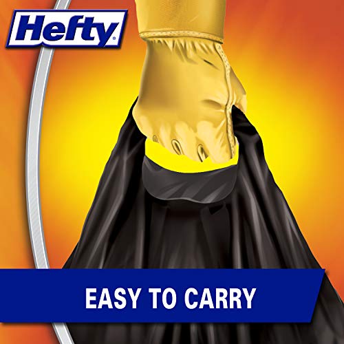 42 Gallon Heavy Duty Contractor Trash Bags with Flap Handles - 3.0 Mil, 26 Pack