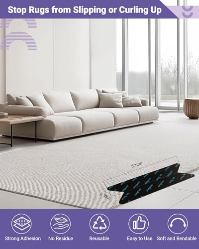 20-Piece Non-Slip Rug Gripper Set for Hardwood and Tile Floors