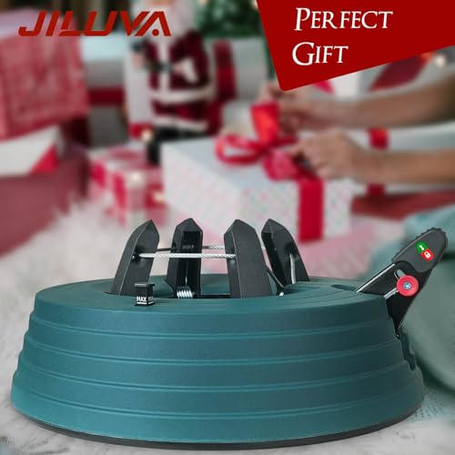 Real Christmas Tree Stand with Water Reservoir & Foot Pedal Setup for 6ft Trees