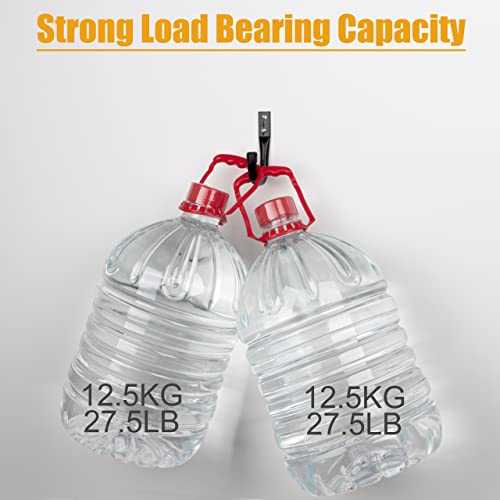 Heavy Duty Metal Wall Hooks 6-Pack for Garage Storage and Organization