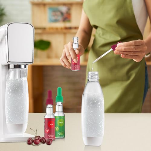 Glass Dropper Pipettes for Flavor Drops, 6-Piece Set with Accurate Scale