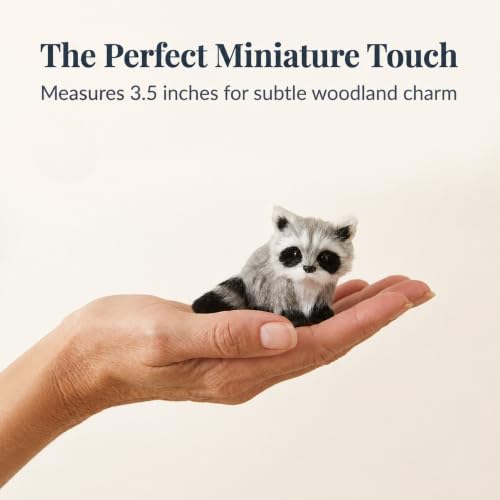 Raz 2-Pack 3.5-Inch Raccoon Polyester Holiday Ornaments