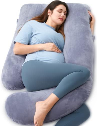 Momcozy U Shaped Pregnancy Pillow - 57 Inch Full Body Maternity Pillow