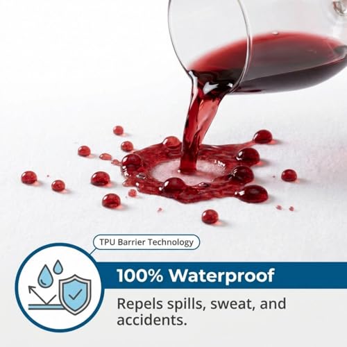 Guardmax Zippered Queen Mattress Protector - Waterproof Bed Bug Encasement