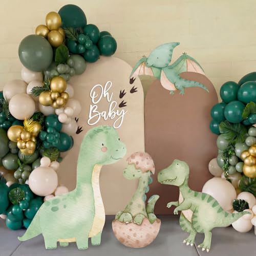 4 Pcs Large Dinosaur Party Decorations for Baby Shower and Birthday Parties