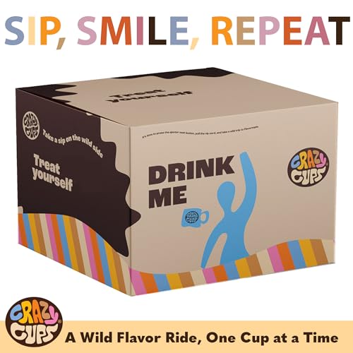 Crazy Cups Christmas Coffee Variety Pack, 50 Count – Holiday Pods