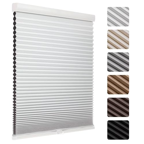 Cordless Blackout Cellular Shades - Thermal Insulating Honeycomb Blinds