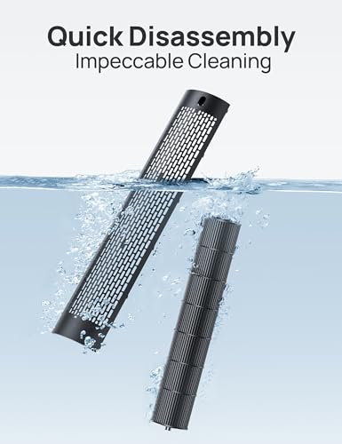 Tower Fan for Bedroom, 42-Inch Quiet Standing Fan with 9 Speeds and 90° Oscillation
