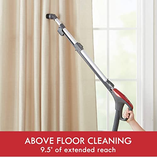 Bagged Canister Vacuum with HEPA Filter, Telescoping Wand & Pet Tools