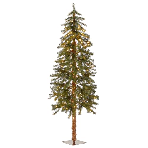 5ft Pre-Lit Hickory Cedar Artificial Christmas Tree - Lifelike & Easy Setup