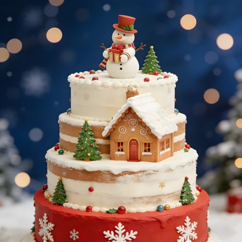 Santa Claus Fondant Silicone Mold for Christmas Baking - Style F