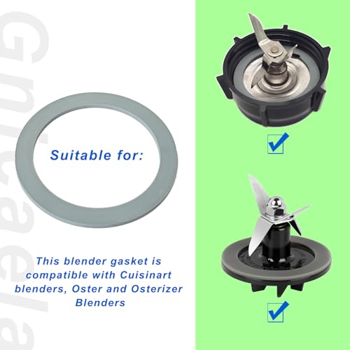 Rubber Blender Gasket Replacement Rings - 4 Pack, 2.59-inch Diameter
