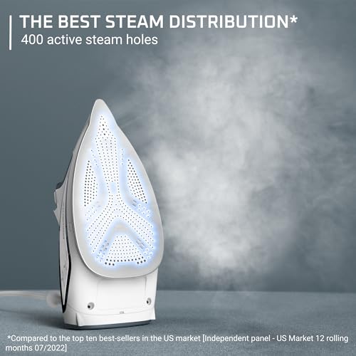 Rowenta Focus Excel Steam Iron for Clothes 1725W DW5280 Grey