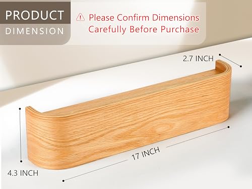 Wall Mounted Coat Rack with Shelf and 6 Hooks for Entryway Organization