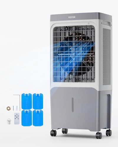 Evaporative Air Cooler 1800 CFM Swamp Cooler with 6.8 Gal Tank & Remote