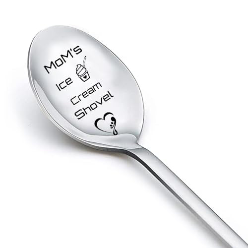 Mom's Ice Cream Shovel Spoon - Funny Gift for Mother Birthday Christmas