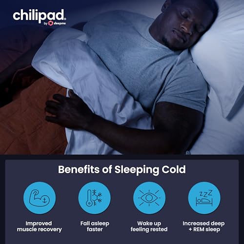 Chilipad Cube Cooling & Heating Mattress Topper - Half Queen Size, Temp 60-115°F