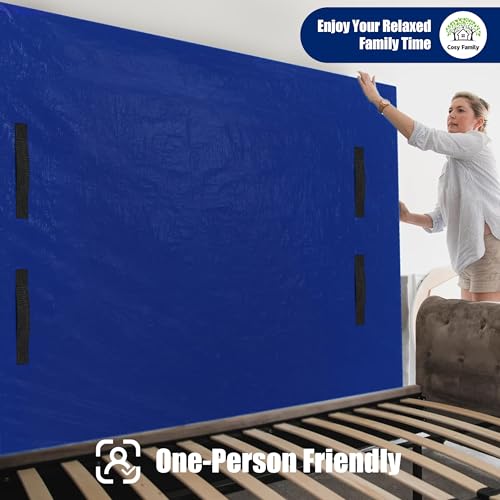 Extra-Thick Queen Mattress Bag for Moving with 8 Handles and Zipper