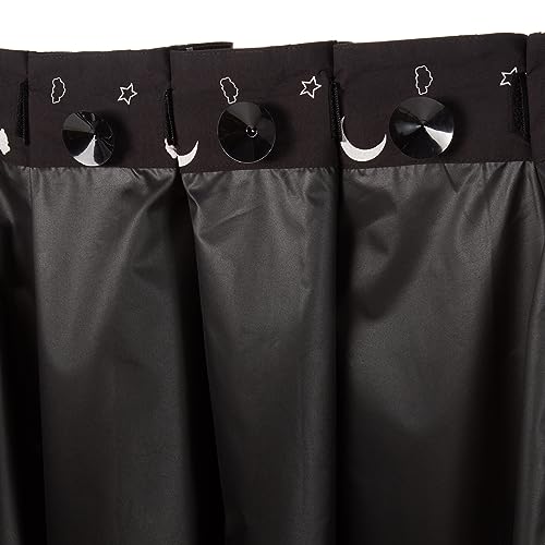 Portable Blackout Curtain Shade with Suction Cups - 50" x 78", Moon & Stars