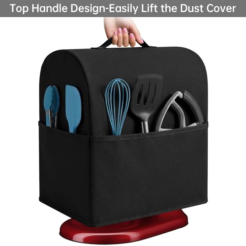 Stand Mixer Dust Cover for 6-8 Quart Bowl Lift Mixers with Storage Pockets