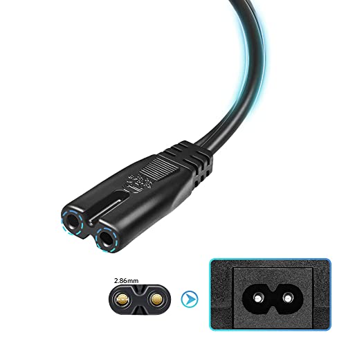6ft Universal 2-Prong AC Power Cord for Recliners and Lift Chairs