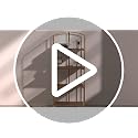 5-Tier Foldable Bookshelf, Gold Metal Frame & Transparent Shelves