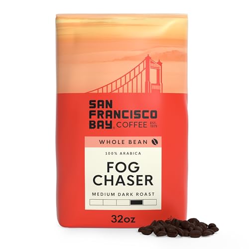 Fog Chaser Whole Bean Coffee - 2 lb Medium Dark Roast 100% Arabica