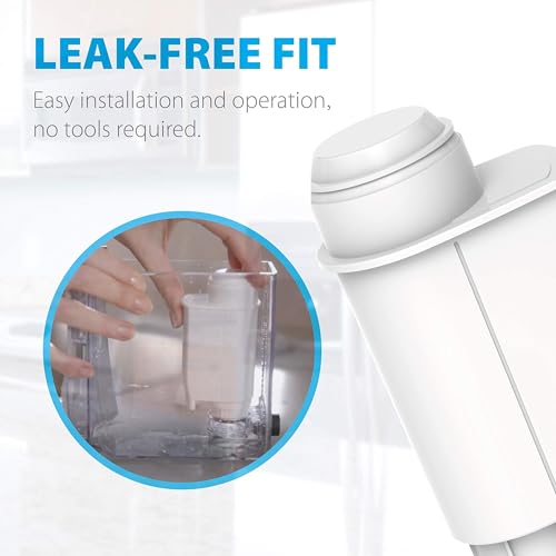 Waterdrop Coffee Water Filter, Replacement for Brita¢ç Intenza+¢ç Water Filter Gaggia¢ç, Philips¢ç, Saeco¢ç, CA6702/00, Gaggia¢ç Filter, T?V S?D Certified (Pack of 4)