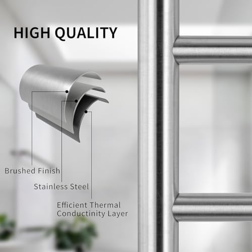 8-Bar Stainless Steel Towel Warmer - Wall-Mounted Plug-in or Hardwired