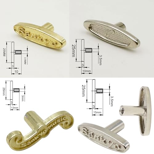5-Piece T-Shape Music Box Wind-Up Key Replacement Set