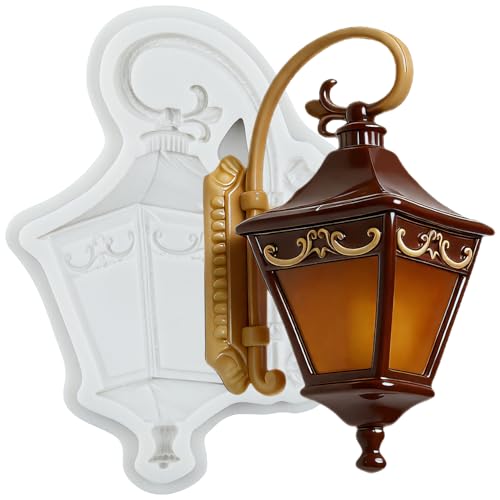 QDMOLDS Vintage Street Lamp Wall Light Silicone Mold - Style L