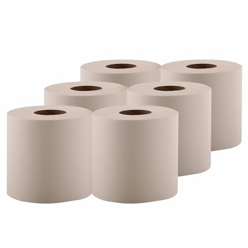 2-Ply Center-Pull Paper Hand Towels, Perforated Roll, 600 Sheets (Case of 6)