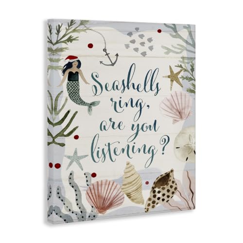 Unframed Nautical Christmas Song Pun Canvas Wall Art 20x16 inches