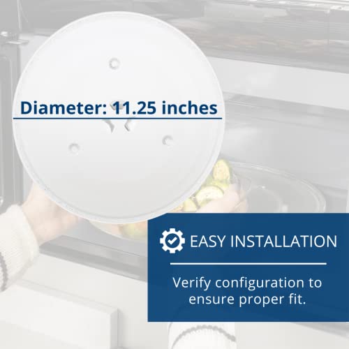 GE Appliances UNIVTRAY112 11.25 inch Microwave Tray, 11.2 inch