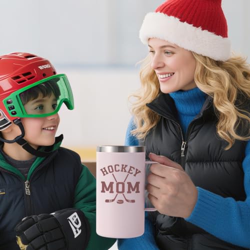 Hockey Mom Gifts 20oz Insulated Coffee Mug - Ice Hockey Mom Variation