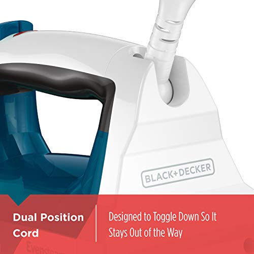 BLACK+DECKER Easy Steam Iron for Clothes with Stainless Soleplate