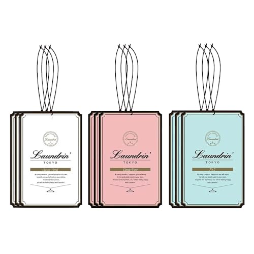 Laundrin Paper Fragrance 9-Pack - Long-Lasting Closet & Room Fresheners