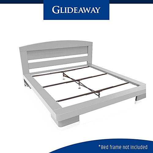 Heavy-Duty Steel Bed Frame Center Support System with Adjustable Legs