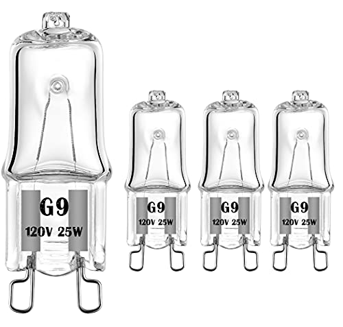 W10709921 Microwave Replacement Light Bulb - 4 Pack, 2500 Hour Life