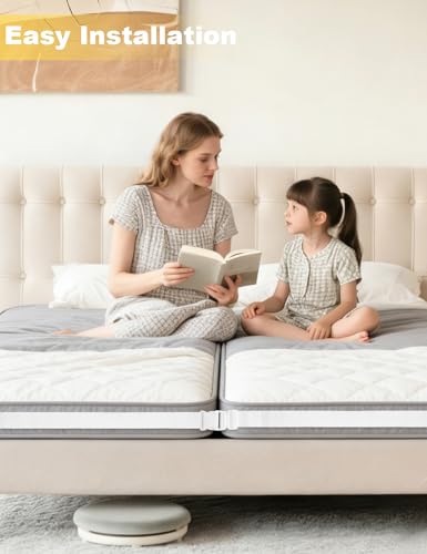 33ft Adjustable Twin to King Bed Connector Strap - Non-Slip Mattress Converter