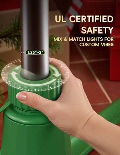 Musical 360-Degree Rotating Christmas Tree Stand with Remote Control