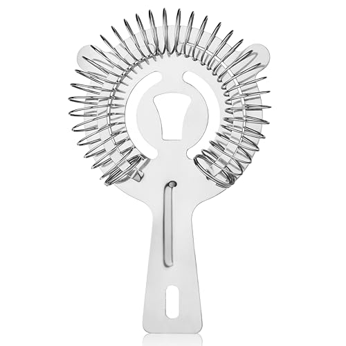 True Hawthorne Cocktail Strainer - Stainless Steel Bar Tool for Drinks & Bartending
