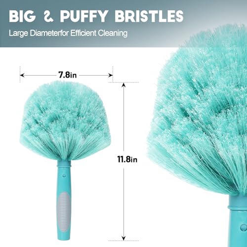 High Reach Cobweb Duster with 5-12 Ft Telescopic Extension Pole