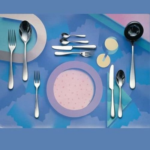 Alessi "Nuovo Milano" 60-1/2-Inch Pastry Fork, Set of 6